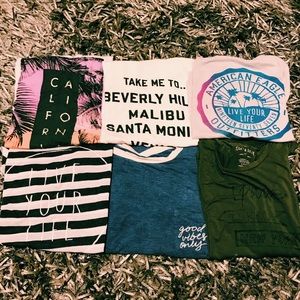 ✯🍉american eagle graphic tees and tanks🍉 ✯